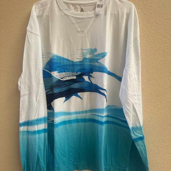 Disney Parks Other - Disney Parks Avatar Long Sleeve Tee - Blue and White